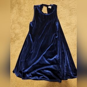 Blue Velvet Dress size small